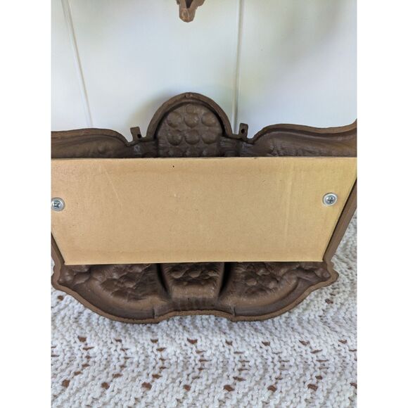 Vintage Burwood Faux Rattan Brown Wall Pocket - 2537 - Picture 5 of 8